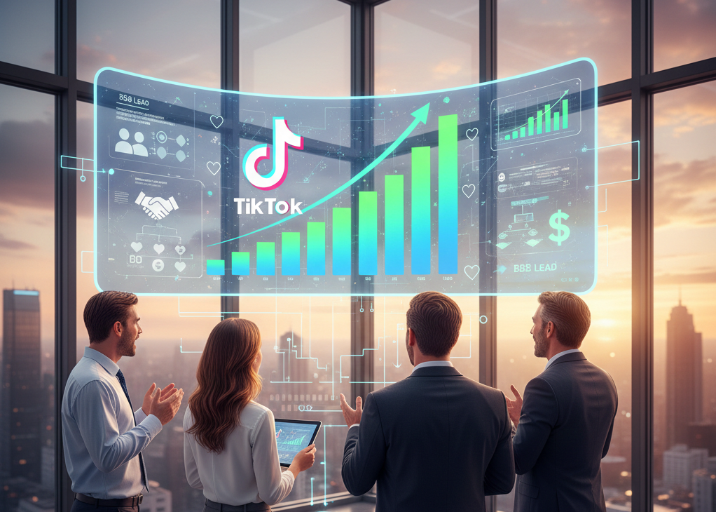 Équipe observant la croissance d'une success story TikTok Ads