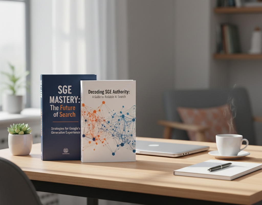 Livres sur la stratégie SGE posés sur un bureau