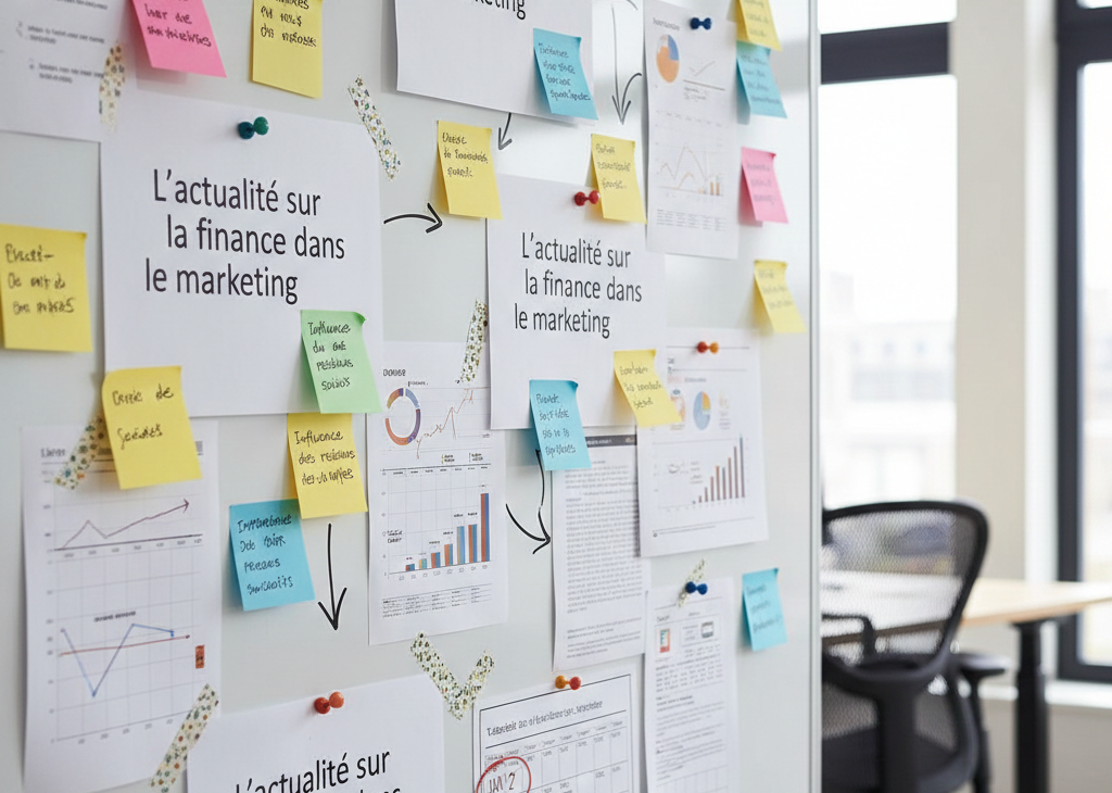 Tableau de bord collaboratif sur la finance et le marketing