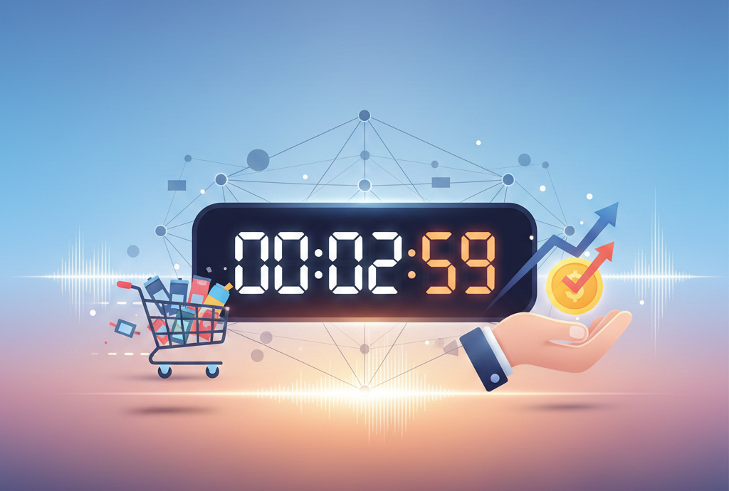 Marketing d'urgence : utilisation de comptes à rebours publicitaires.