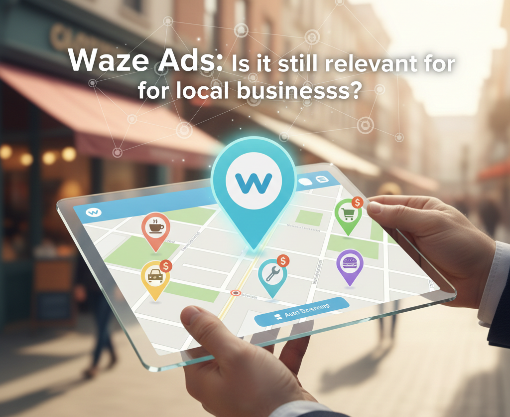 Utilisation de Waze Ads pour le marketing local sur tablette