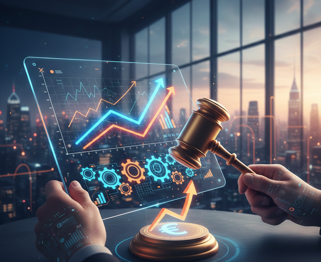 enchères numériques optimisant le rendement des investissements publicitaires.