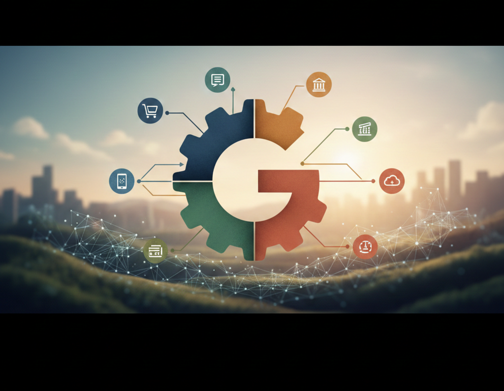 engrenage g centralisant divers services et outils numériques.