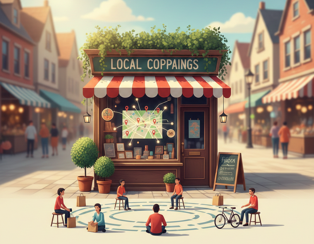 stratégie google ads locale pour attirer des clients en magasin.