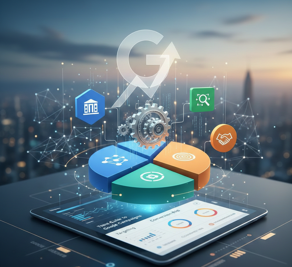 tableau de bord 3d analysant les conversions et l'audience.