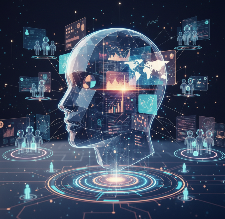 visualisation technologique de la segmentation d'audience par intelligence artificielle