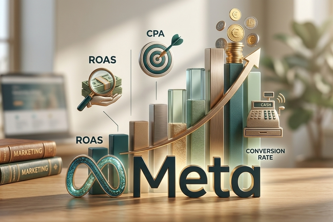 analyse de la rentabilité et des conversions publicitaires meta.