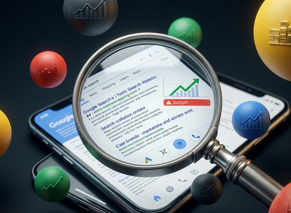 analyse de performance google ads sur mobile.