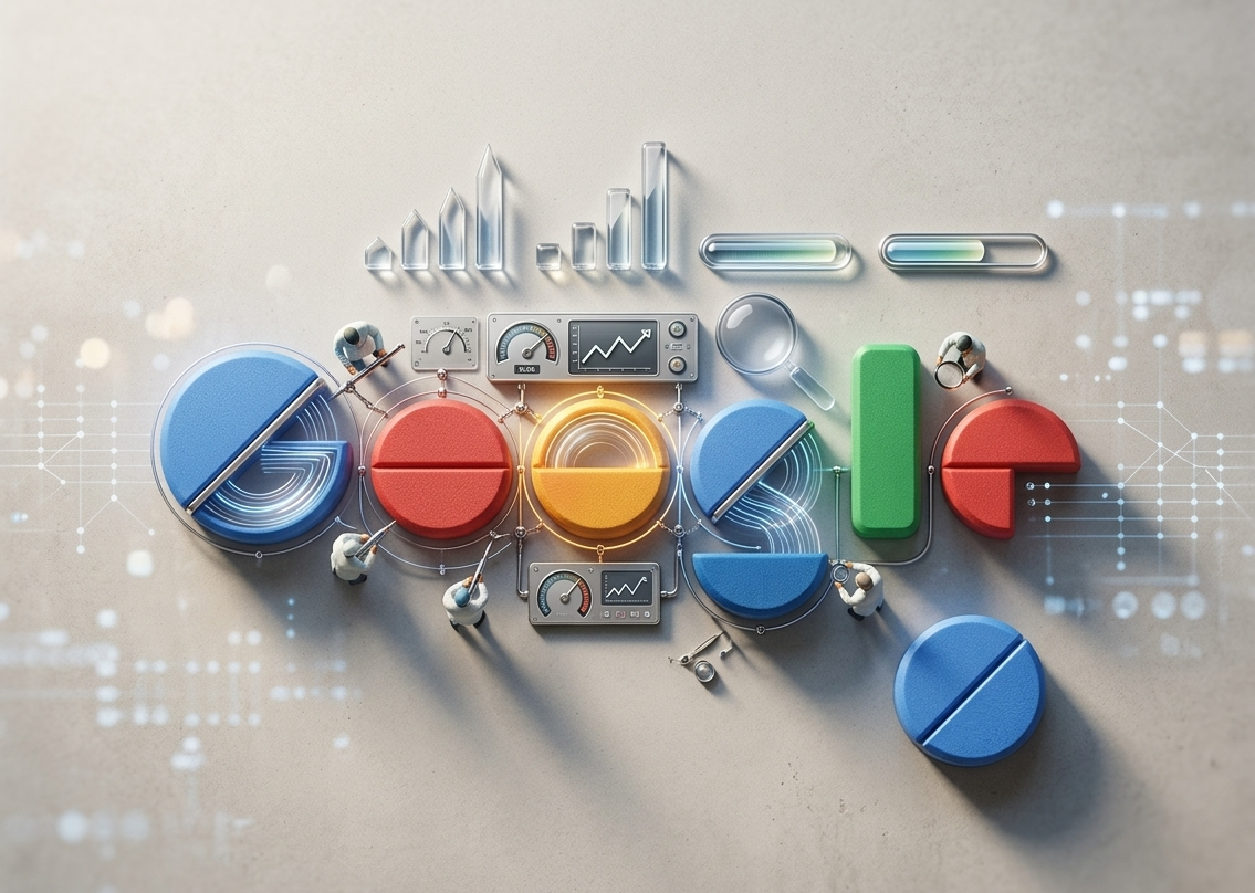 concept 3d google ads en cours d'optimisation.