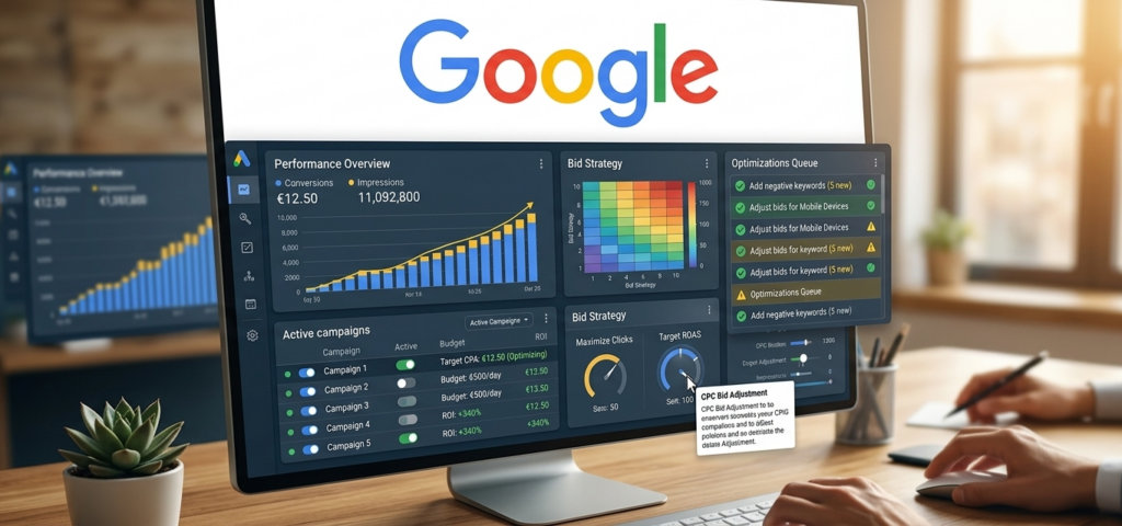 optimisation avancée des campagnes et rentabilité google ads
