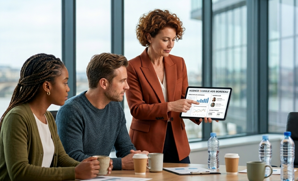 agents analysant les résultats google ads
