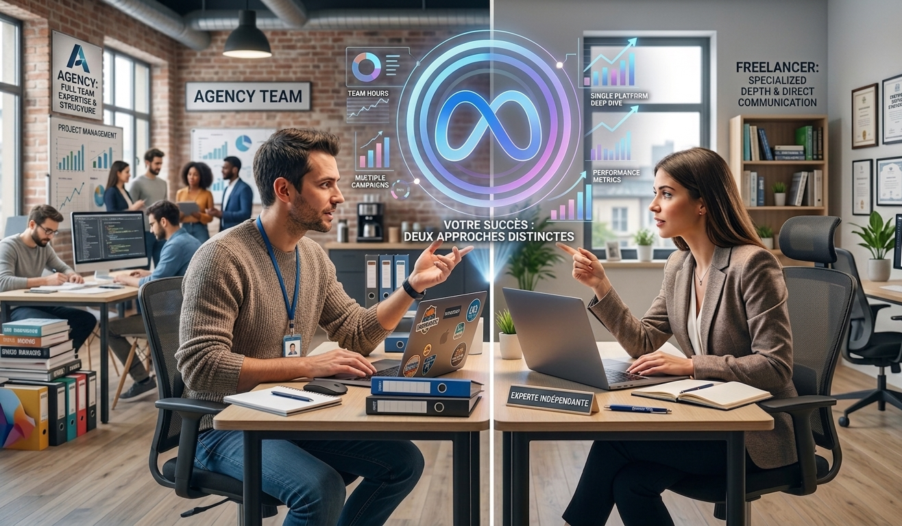 comparaison entre agence marketing et experte indépendante