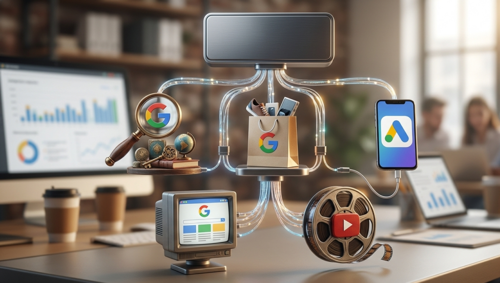 Écosystème publicité services google interconnectés