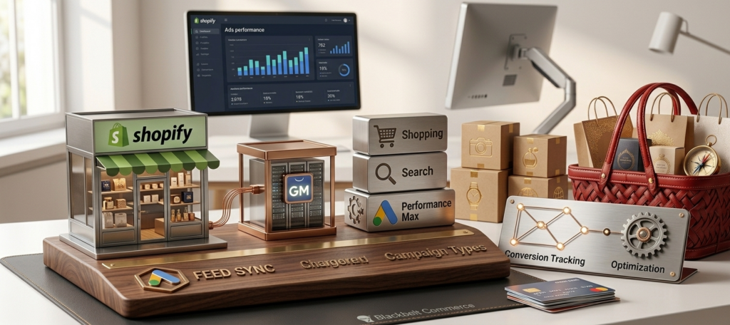 Écran e commerce et éléments publicitaires