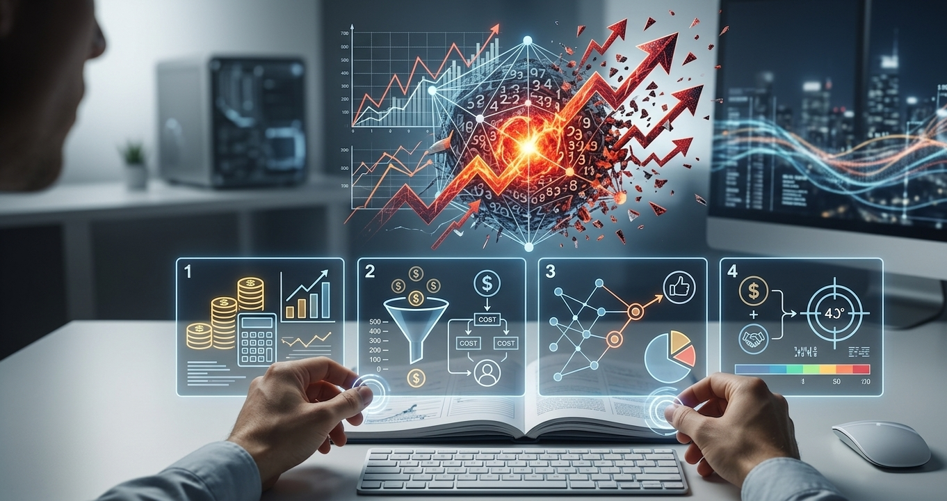 expert analysant des données financières complexes