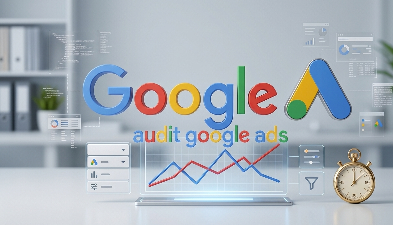 logo google ads avec graphiques