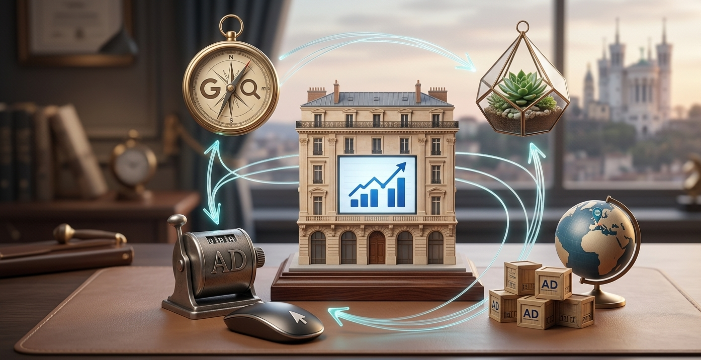 maquette d'immeuble et croissance