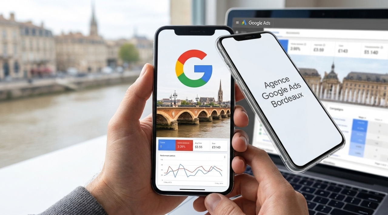 publicité google pour agence à bordeaux