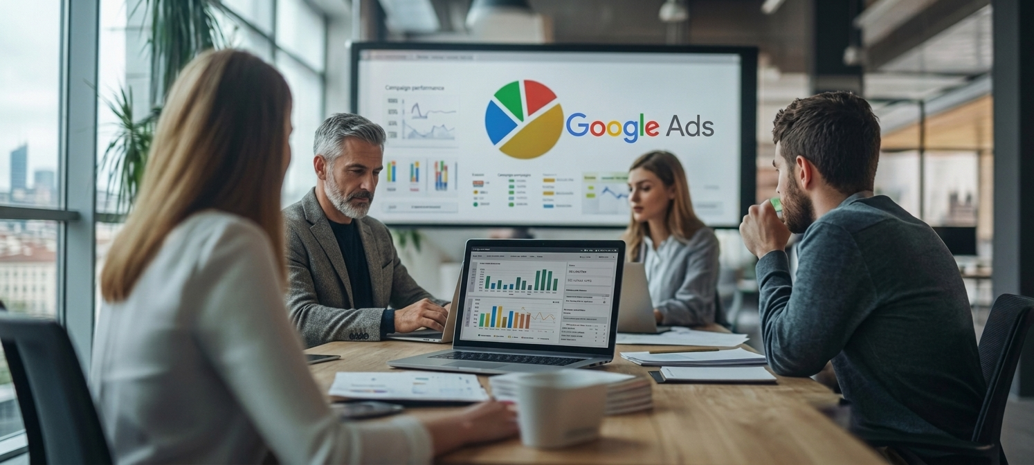réunion stratégique sur google ads
