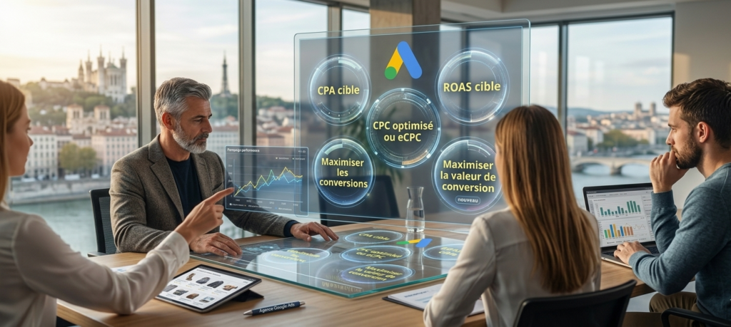 stratégies d'enchères google ads.