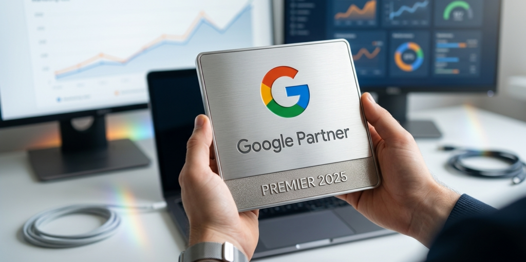 trophée partenaire google premier 2025