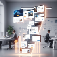 Visualisation des 7 pages de destination les plus performantes