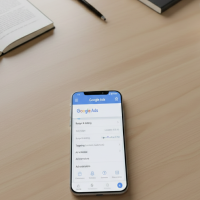 Infographie circulaire listant cinq outils d'espionnage publicitaire