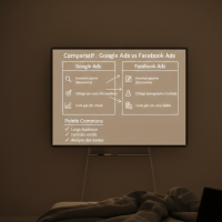 Tableau comparatif entre Google Ads et Facebook Ads