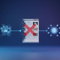 Schéma montrant la transformation de données vers l'IA.