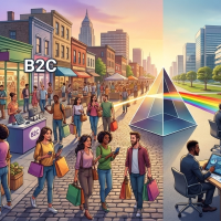 comparaison entre les marchés b2c et b2b