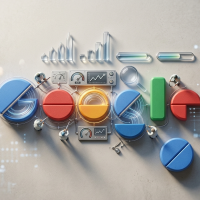 concept 3d google ads en cours d'optimisation.