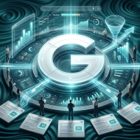 Écosystème numérique google ads avec tunnel de conversion.