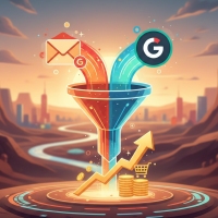 entonnoir de conversion optimisé avec google ads et gmail ads.