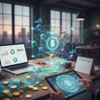 flux financier numérique optimisé par une gestion sur tablette.