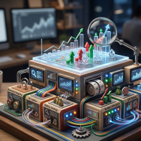 illustration machine d'optimisation marketing digitale