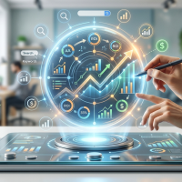 optimisation du roi google ads via interface digitale.