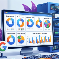 tableau de bord marketing et serveur