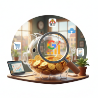 tirelire transparente optimisant le retour sur investissement publicitaire.